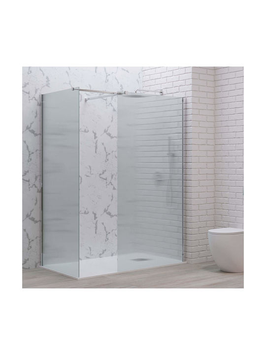 Karag Walkin 2 Feste Seite für Dusche 90x200cm Panflöte Cromo