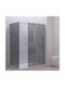 Karag Walkin 2 Partea Fixă Duș 90x200cm Fume Cromo 5206836662954