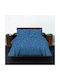 Set Baby Crib Cotton Fitted Sheets Blue 75x140cm