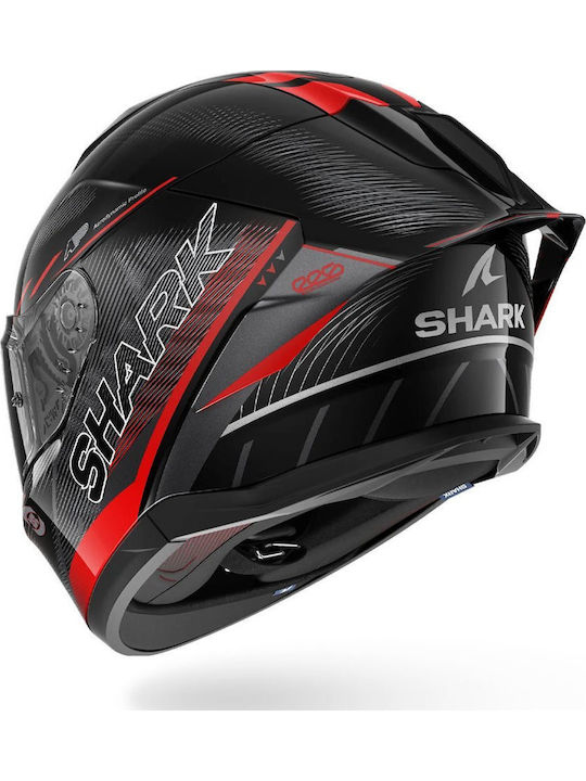 Shark Skwal CUP Speed-VIB Black/Grey/Red Motorcycle Helmet Full Face ECE 22.06 with Pinlock and Sun Visor