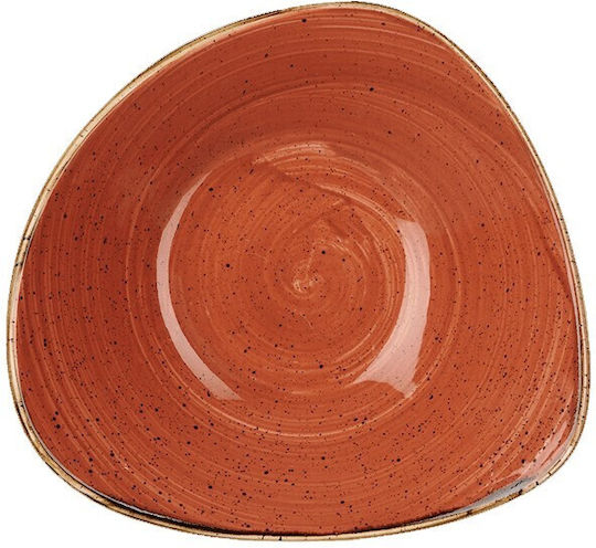 Churchill 1795 Round Porcelain Orange Serving Bowls 6 Pieces