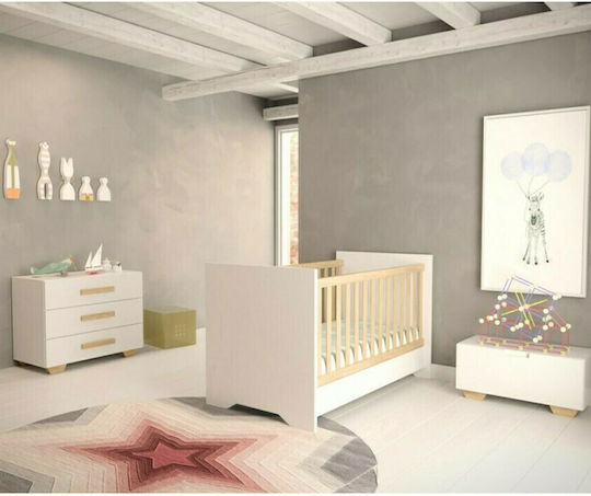Asterias Bebe Polymorphische Babybett Natalia Weiß