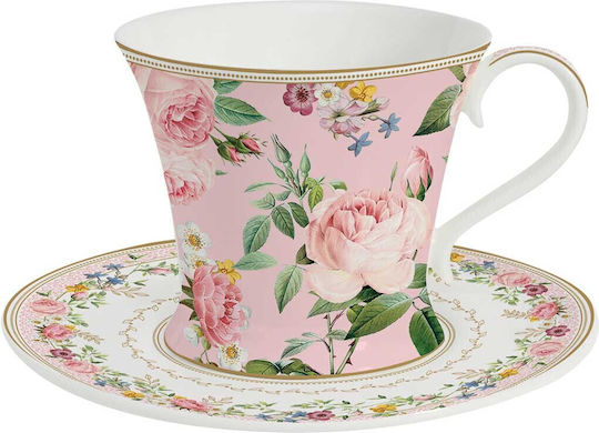 Marva Marva Tasse aus Porzellan Rosa 200ml