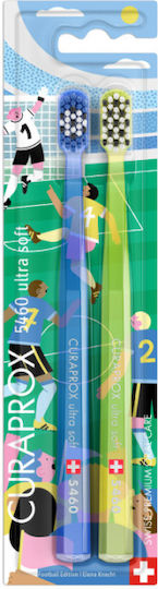 Curaprox Cs 5460 Manual Toothbrush Ultra Soft Football Edition 2026 2 Pieces
