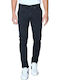 Pantaloni Barbati Chino Elastic Slim Fit Albastru