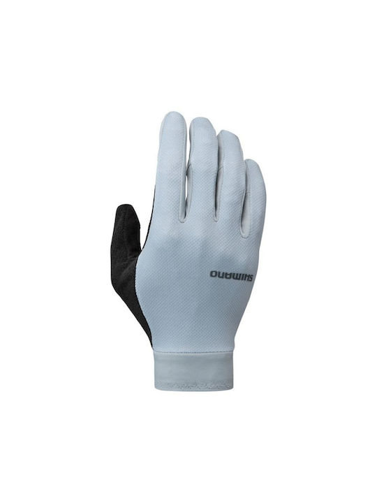 Shimano Explorer Mănuși De Ciclism Lungi Pentru Adulți Cu Gel Gri