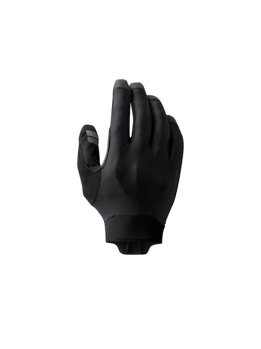 Shimano Männlich Voll Finger Fahrradhandschuhe mit Gel Schwarz