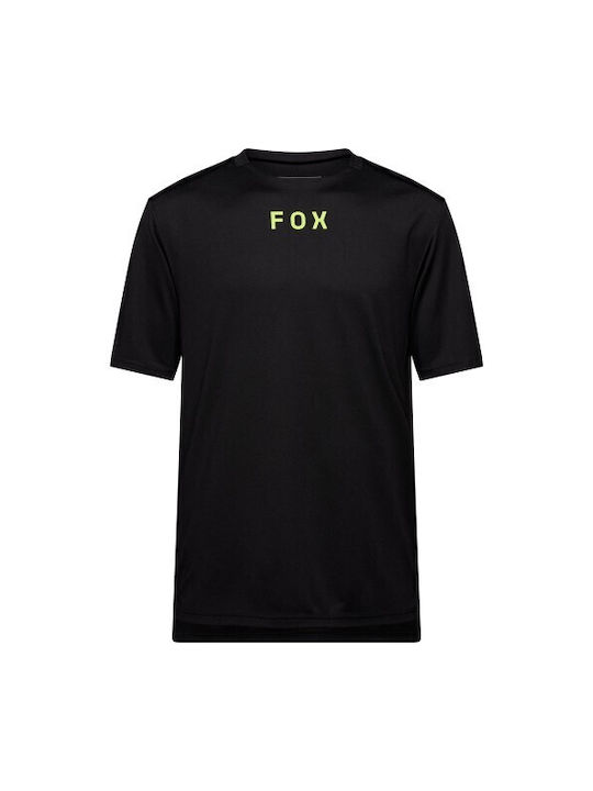 Fox Ranger Ss Jersey Ανδρική Κοντομάνικη Μπλούζα Mountain Bike Μαύρη