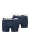 Мъжки Боксерки Dress Blue-White 2Pack