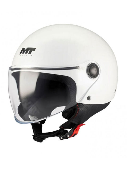 MT Street S Pure A0 White Gloss Κράνος Μηχανής ...