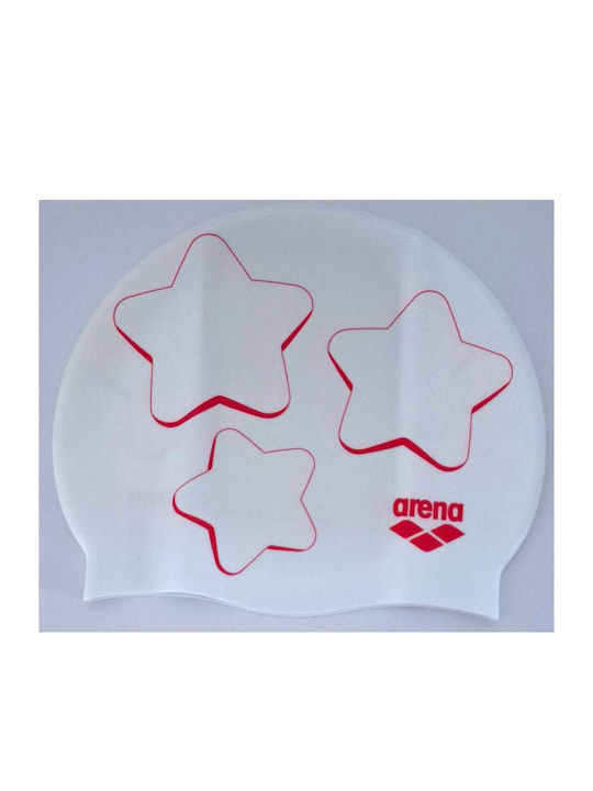 Arena Print Jr Casti 6-12 Ani 94171 112 Alb-roș...