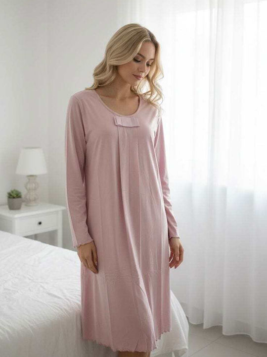 Cootaiya Winter Women's Nightgown Pink