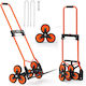 Vevor Collapsible Transport Trolley for Load Weight up to 54kg in Gray Color