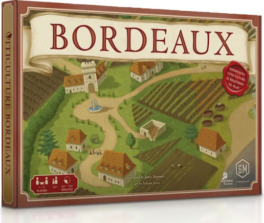 Επέκταση Παιχνιδιού Viticulture: Bordeaux για 1-6 Παίκτες 14+ Ετών (EN) Stonemaier Games