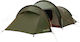 Easy Camp Σκηνή Camping Τούνελ Πράσινη 4 Εποχών για 3 Άτομα 385x180εκ.