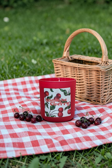 Duos Dei Aromatic Soy Candle in Cherry Jar