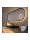 Imex Oval Badezimmerspiegel Led 120x60cm Blauer