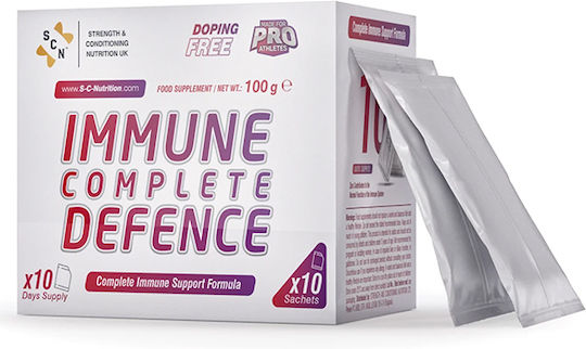 S-C-Nutrition Immune Complete Verteidigung 250mg Besondere Nahrungsergänzungsmittel für die Unterstützung des Immunsystems 10 Umschläge Natürliche Kakaobohne