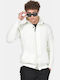 Herren Gestrickte Jacke mit Buttons Ecru