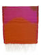 Women's Orange Scarf