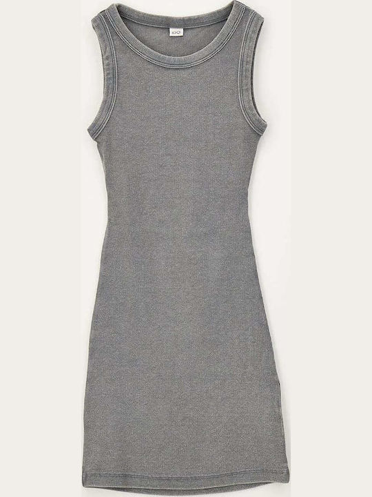 Girls Dress Dark Gray