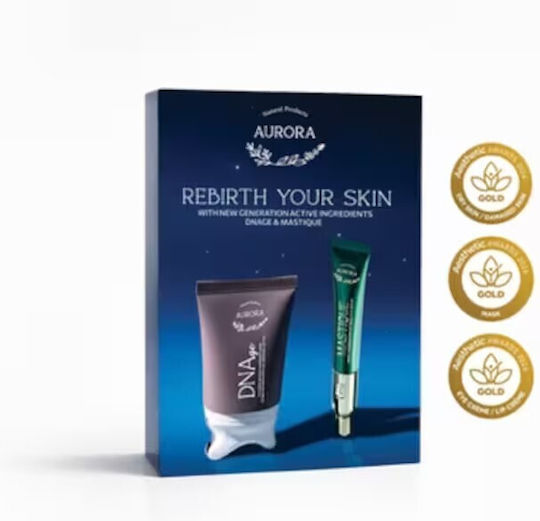 Aurora Natural Natural Rebith Your Skin Skin Care Set for Moisturizing Brightening & Firming 2 Pieces