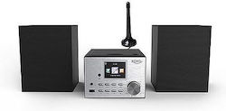 Xoro Аудиосистема 2.0 SAT100380 с CD / Цифров медиен плеър WiFi и Bluetooth