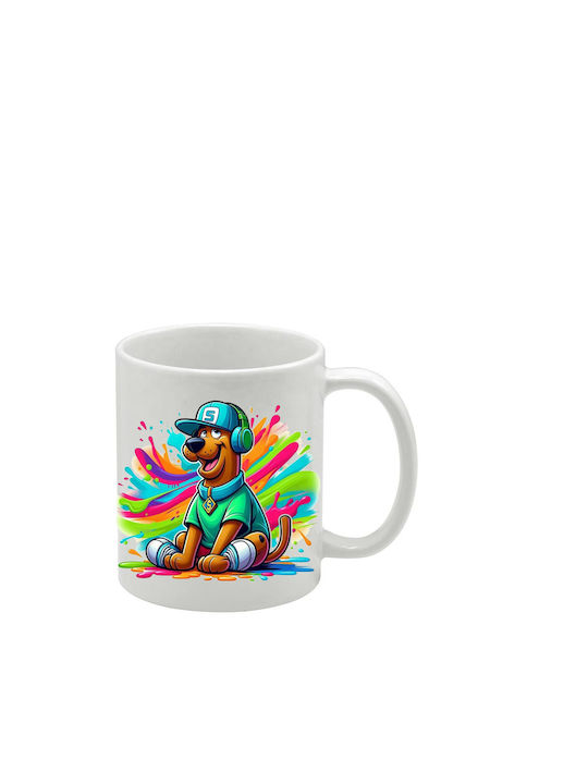 Λευκή Κούπα Scooby Doo