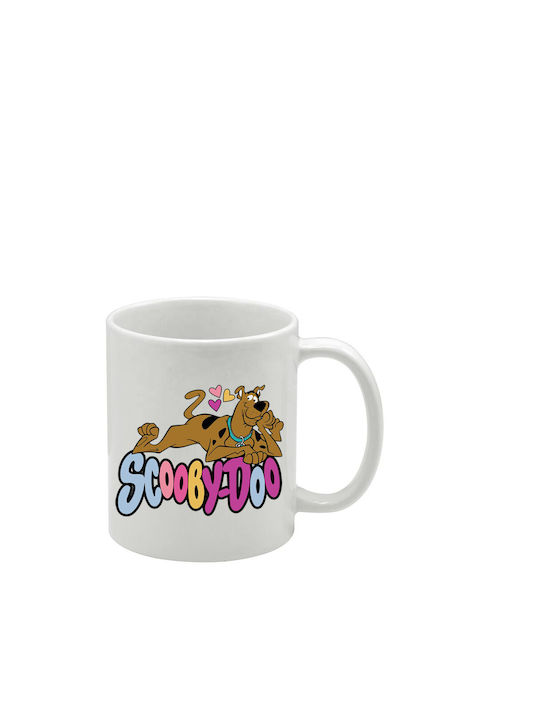 Λευκή Κούπα Scooby Doo