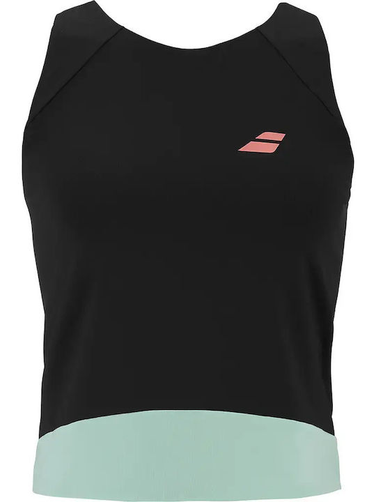 Women's Sleeveless Black Blouse
