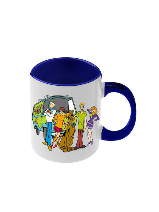 Κούπα Scooby Doo Σκούρα Μπλε Λαβή Εσωτερικό