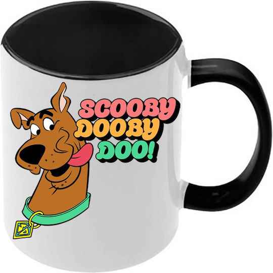 Чаша Scooby Doo Черна Дръжка Вътрешна
