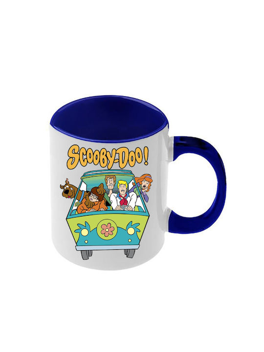 Κούπα Scooby Doo Σκούρα Μπλε Λαβή Εσωτερικό