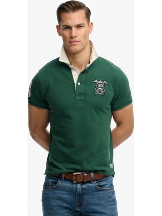 Polo Short Sleeve Blouse Hunter Green