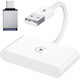 Wireless Adapter Ctht-020-2 Apple Carplay Iphone Ios 10+ Usb-type C Dongle 5g Wifi Bluetooth Automatic Connection White