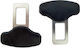 Set 2 Sicherheitsgurtschnalle Aus Metall Kunststoff Größe 6 X 5.5 Cm Schwarz