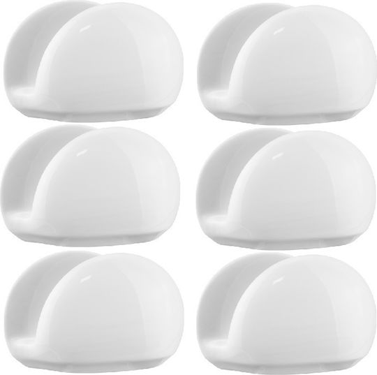 Set 6 Culinaro Alvi Porcelain Napkin Holders
