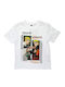 Kids Short-Sleeved White Blouse