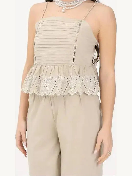 Only Bluse Olive Grau