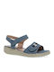 Leather Women's Anatomic Blue Sandals