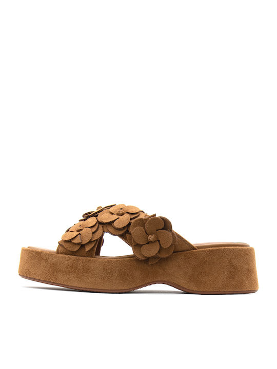 Γυναικεία Σανδάλια Flatforms Ταμπά