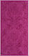 Kentia Khalid Cotton Fuchsia Beach Towel 180x90cm
