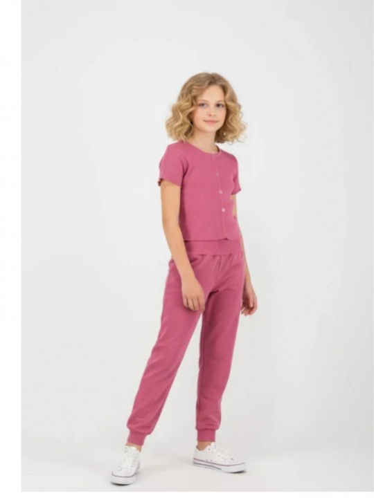 Joyce Summer Set 2 Pieces Red Violet