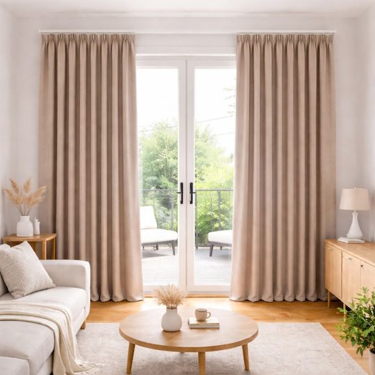 My Home Luxury Παραθύρου με Τρέσα Μπεζ 280x270εκ. My Home Luxury Παραθύρου με Τρέσα Μπεζ 280x270εκ.