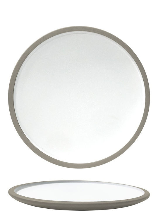 Ready Servierplatte aus Porzellan Weiß mit Durchmesser 29cm