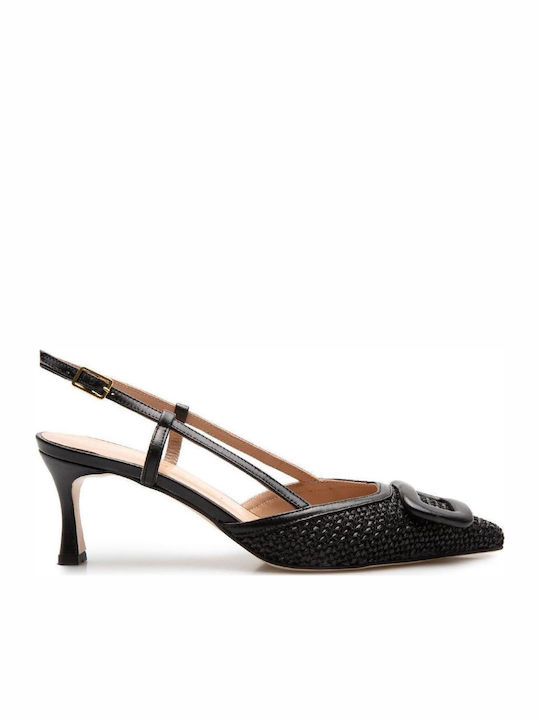 Mourtzi Leder Pumps Schwarze