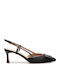 Leather Heels Black
