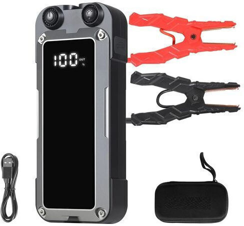 Starter Portabil Baterie Auto și Motocicletă 4000A cu Banca de Alimentare USB Obiectiv 12V