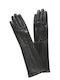 Black Women's Leather Gloves