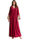 Pen-ky Winter Women's Robe Burgundy